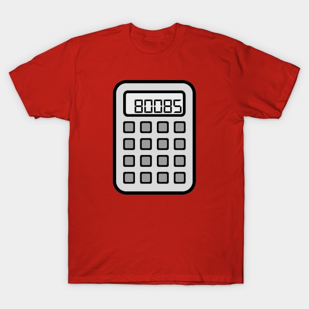 Simple Calculator Humor T-Shirt by ModernPop